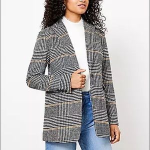 NWT LOFT Plaid Blazer